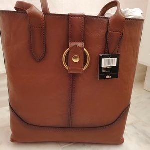 🔥👑🔥 Frye Ring Cognac Leather Tote
